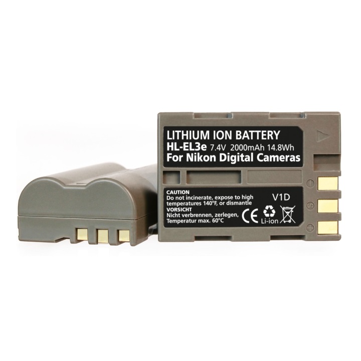 HAHNEL EN-EL3E Rechargeable Battery for Nikon - Plaza Cameras HAHNEL EN-EL3E Rechargeable Battery for Nikon - Plaza Cameras
