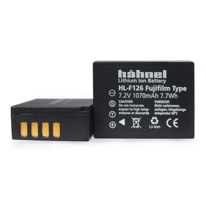 Hahnel NP-W126 Rechargeable Battery for Fuji - Plaza Cameras Hahnel NP-W126 Rechargeable Battery for Fuji - Plaza Cameras