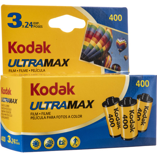 Kodak Ultramax 400 Film 3-Pack (35mm, 24 Exp) Kodak Ultramax 400 Film 3-Pack (35mm, 24 Exp)