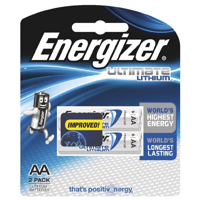 Energizer Lithium AA Battery 2 pack Energizer Lithium AA Battery 2 pack