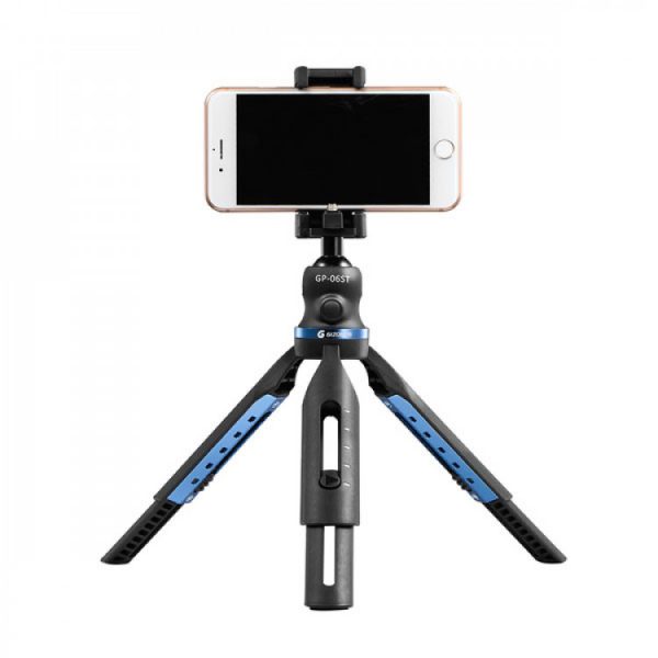 plaza cameras gizomos mini tripod gp06st with phone Gizomos GP-06ST Mini Tripod for Phone or Camera