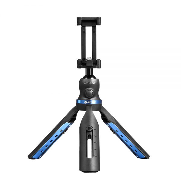 plaza cameras gizomos mini tripod gp06st with phone clip Gizomos GP-06ST Mini Tripod for Phone or Camera