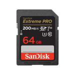 Sandisk Extreme Pro SDXC UHS-1 SD 64GB Card 200 MBs