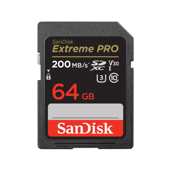 Sandisk Extreme Pro SDXC UHS-1 SD 64GB Card 200 MBs Sandisk Extreme Pro SDXC UHS-1 SD 64GB Card 200 MBs