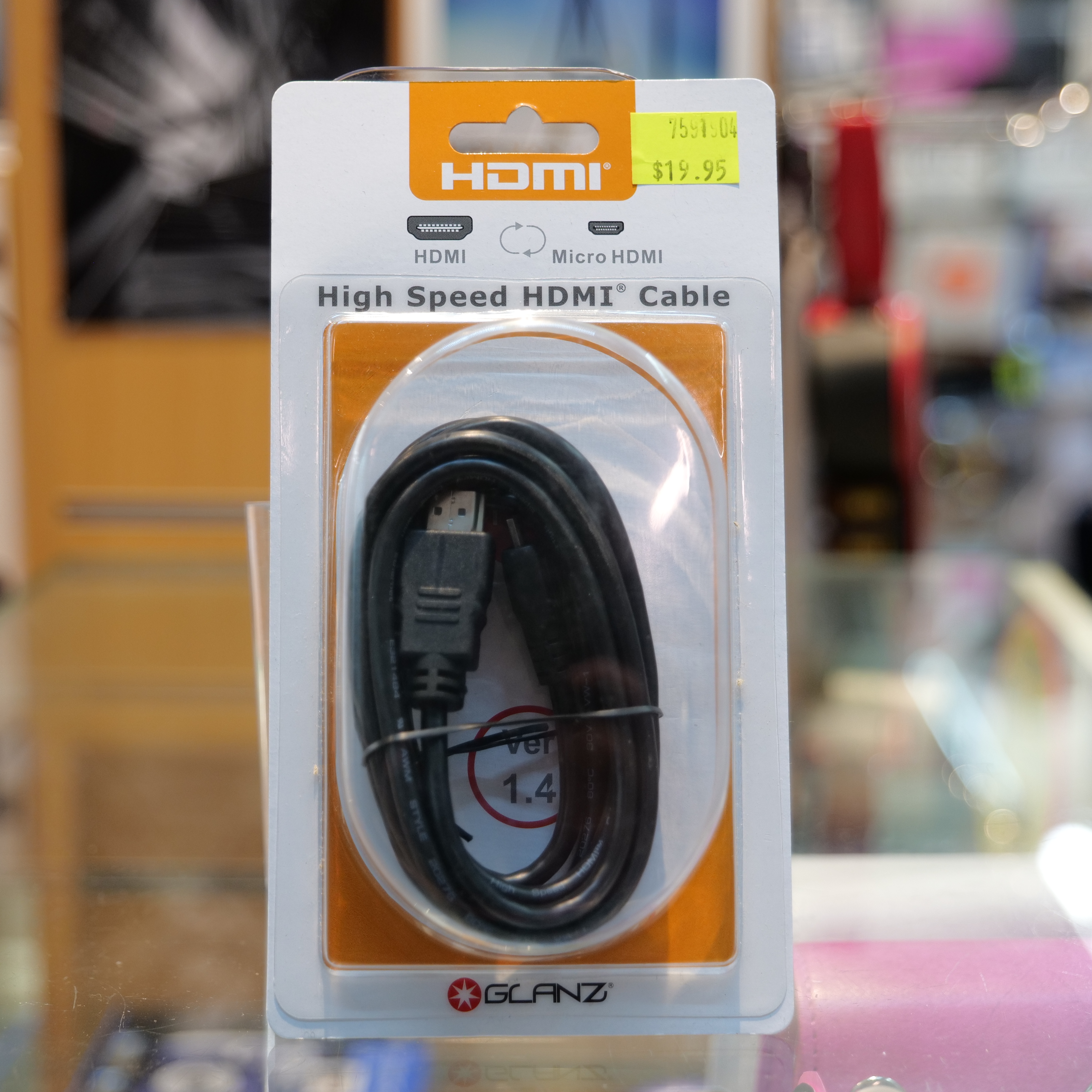 Glanz HDMI to Micro HDMI Cable - Plaza Cameras Glanz HDMI to Micro HDMI Cable - Plaza Cameras