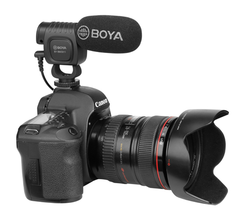 Boya Compact Shotgun Mic - BY-BM3011 - Plaza Cameras 2 Boya Compact Shotgun Mic BY-BM3011