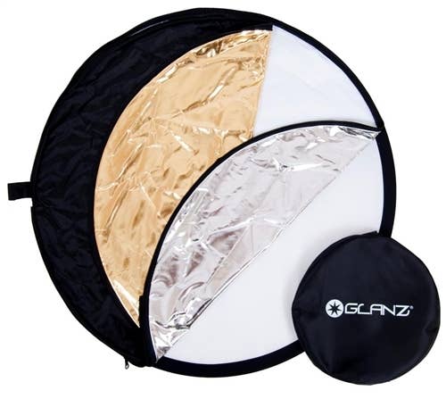Glanz 5 in 1 Reflector (80cm) - Plaza Cameras Glanz 5 in 1 Reflector (80cm) - Plaza Cameras