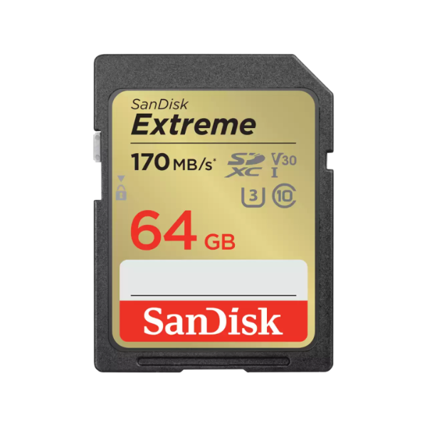 Sandisk Extreme SDXC UHS-I 64gb 170mbs -Plaza Cameras Sandisk Extreme SDXC UHS-I 64gb 170mbs -Plaza Cameras
