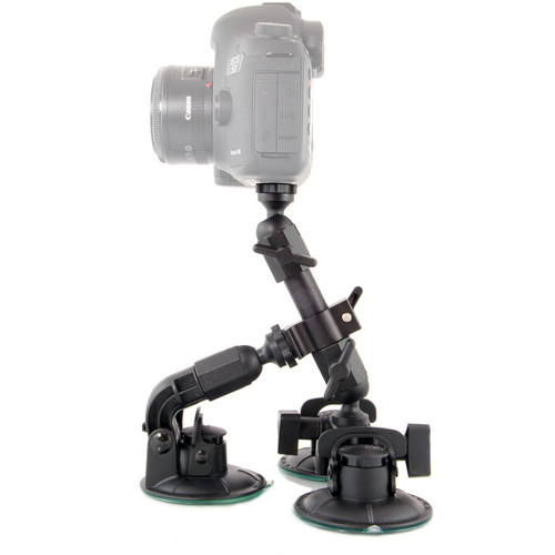 Delkin Devices Fat Gecko Triple Mount - Plaza Cameras - 2 Delkin Devices Fat Gecko Triple Mount - Plaza Cameras