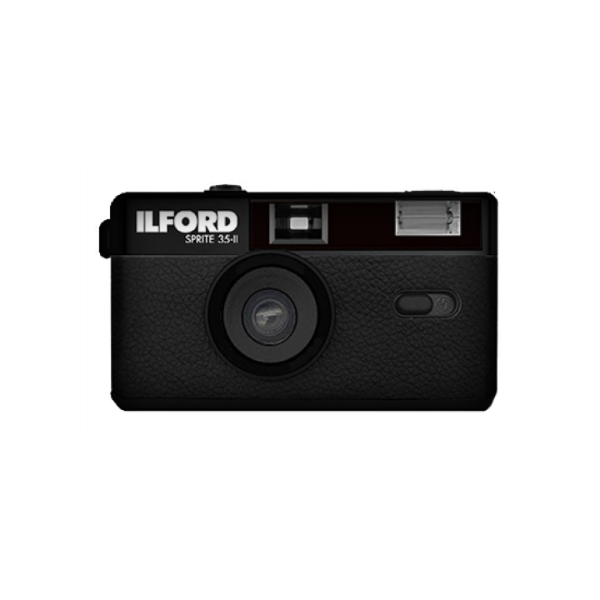 ILFORD SPRITE 35-II REUSABLE CAMERA - CLASSIC BLACK - Plaza Cameras - 1