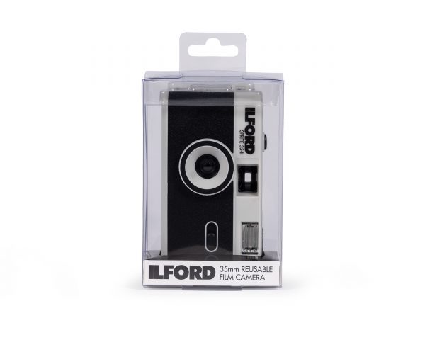 ILFORD SPRITE 35-II REUSABLE CAMERA - CLASSIC BLACK & SILVER - Plaza Cameras