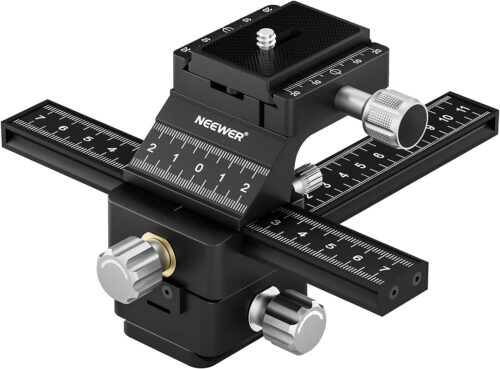 Neewer Pro 4-Way Arca Macro Focusing Focus Rail Slider Close-Up Shooting - Plaza Cameras 1 Neewer Pro 4-Way Arca Macro Focusing Focus Rail Slider Close-Up Shooting - Plaza Cameras 1