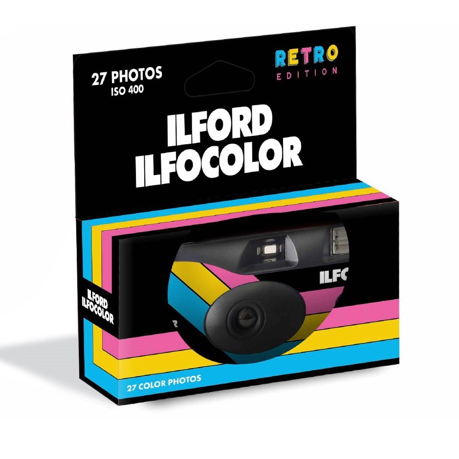 ILFORD ILFOCOLOR RETRO Disposable Camera - Plaza Cameras ILFORD ILFOCOLOR RETRO Disposable Camera - Plaza Cameras