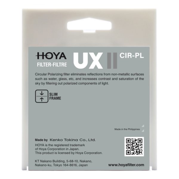 HOYA UX II Circular Polarizer Filter - Plaza Cameras 4 HOYA UX II Circular Polarizer Filter - Plaza Cameras