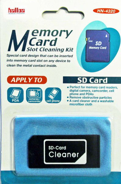 Halloa SD Memory Card Slot C;leaning Kit - Plaza Cameras Halloa SD Memory Card Slot C;leaning Kit - Plaza Cameras