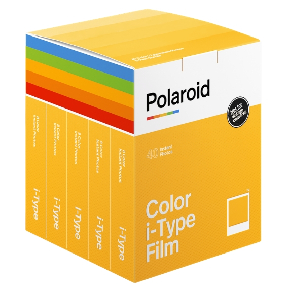 Polaroid Color Film i-Type (5 pack , 40 shots) - Plaza Cameras Polaroid Color Film i-Type (5 pack , 40 shots) - Plaza Cameras