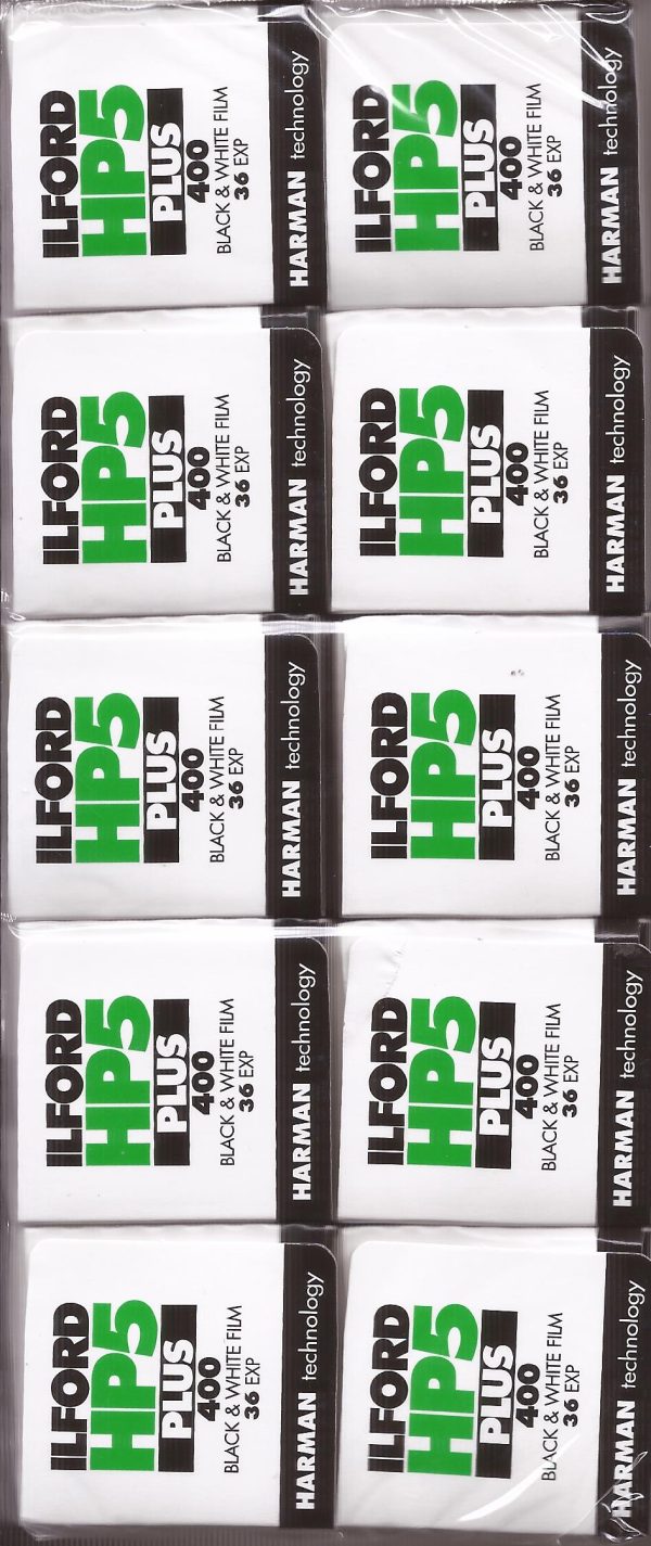 10 pack Ilford HP5 Plus 400 Black & White ( 36 Exp ) 10 pack Ilford HP5 Plus 400 Black & White ( 36 Exp )