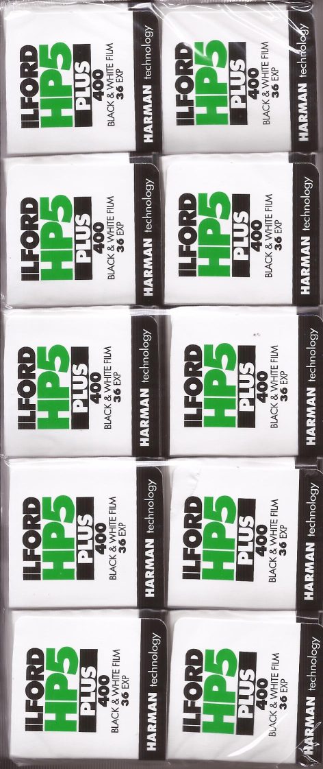 10 pack Ilford HP5 Plus 400 Black & White ( 36 Exp ) 10 pack Ilford HP5 Plus 400 Black & White ( 36 Exp )