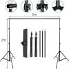 Abeststudio Photo Studio Adjustable Backdrop Support Stand Kit 1.6 x 3m - Plaza Cameras 5 Abeststudio Photo Studio Adjustable Backdrop Support Stand Kit 1.6 x 3m - Plaza Cameras