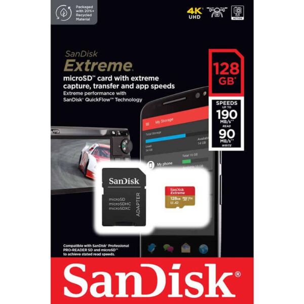 SanDisk Extreme MicroSD 128gb 190,90 - Plaza Cameras SanDisk Extreme MicroSD 128gb 190,90 - Plaza Cameras