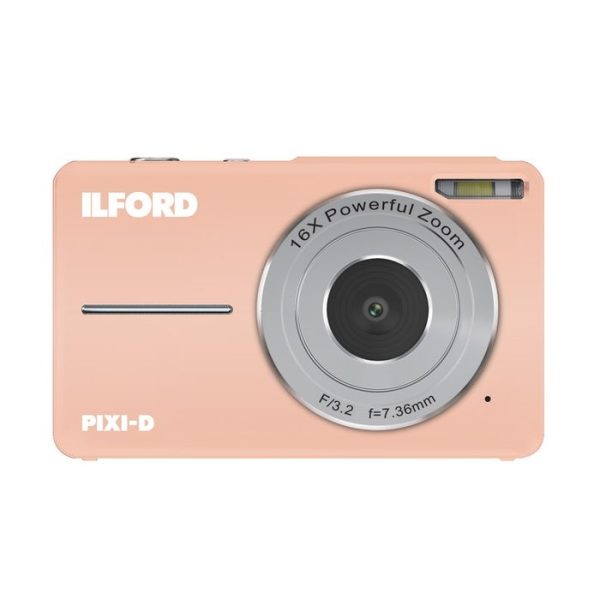 ILFORD PIXI-D Point & Shoot Digital Camera (Pink) - Plaza Cameras ILFORD PIXI-D Point & Shoot Digital Camera (Pink) - Plaza Cameras