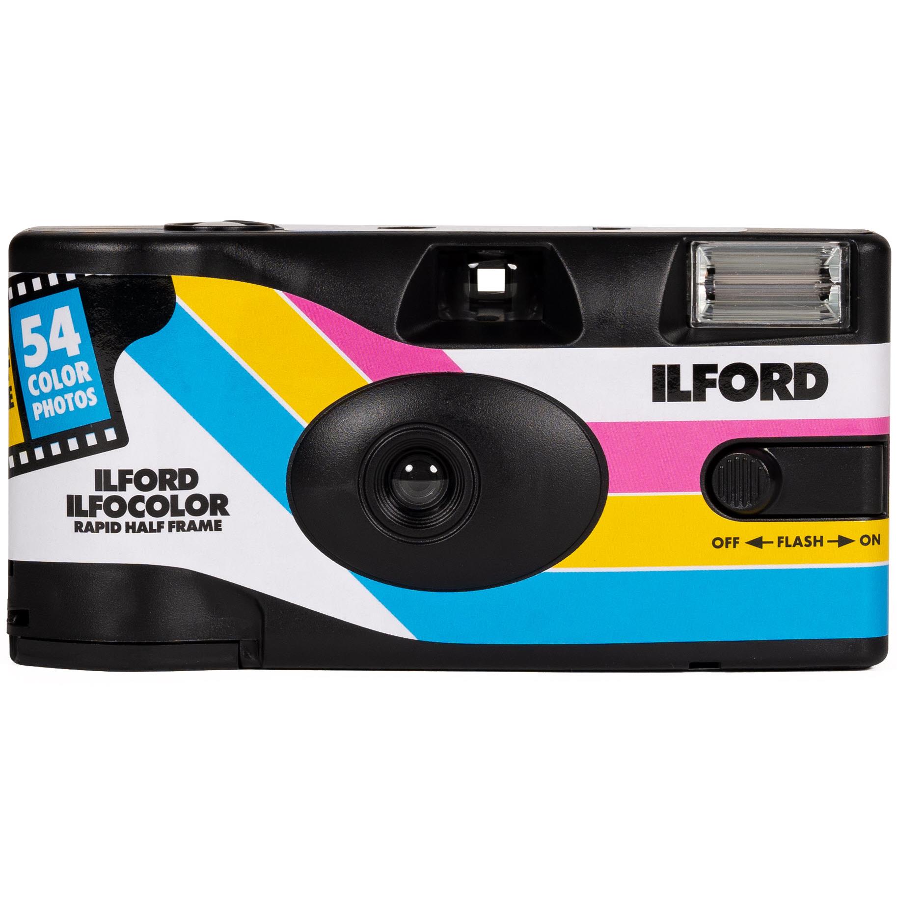 Ilford ILFOCOLOR half-frame disposable camera - Plaza Cameras Ilford ILFOCOLOR half-frame disposable camera - Plaza Cameras