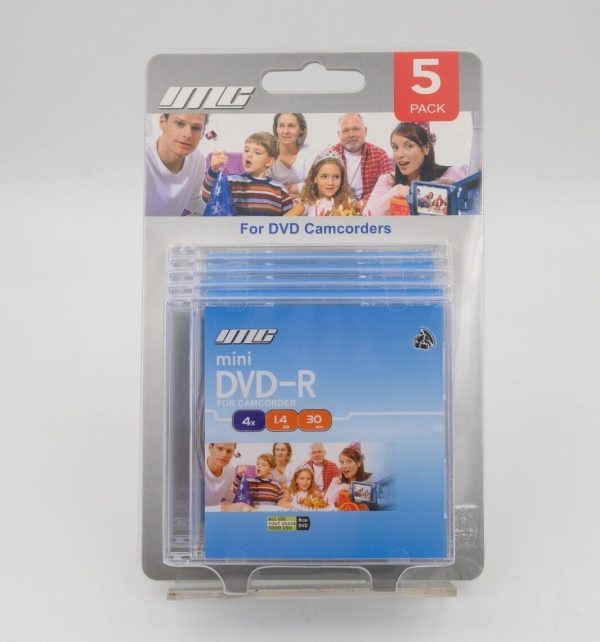 MC Mini DVD-R for Camcorders 5 Pack - Plaza Cameras 1 MC Mini DVD-R for Camcorders 5 Pack - Plaza Cameras 1