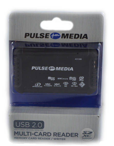 Pulse Media USB 2.0 Multi Card Reader - Plaza Cameras Pulse Media USB 2.0 Multi Card Reader - Plaza Cameras