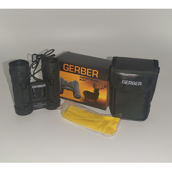 GERBER Pocket 8x21 Binocular - Plaza Cameras GERBER Pocket 10x25 Binocular - Plaza Cameras