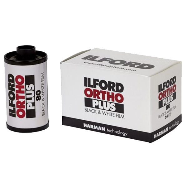 Ilford Ortho 80 36exp 35mm film - Plaza Cameras Ilford Ortho 80 36exp 35mm film - Plaza Cameras