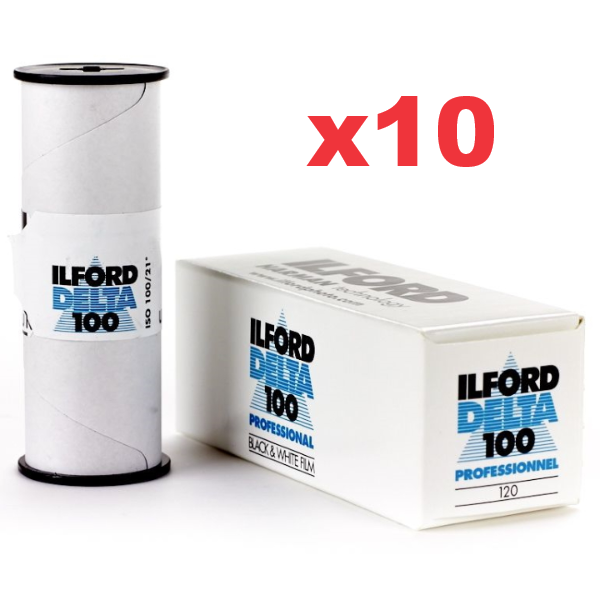 Ilford Delta 100 120mm film 10 Buy - Plaza Cameras Ilford Delta 100 Black & White (120mm) 10 BUY