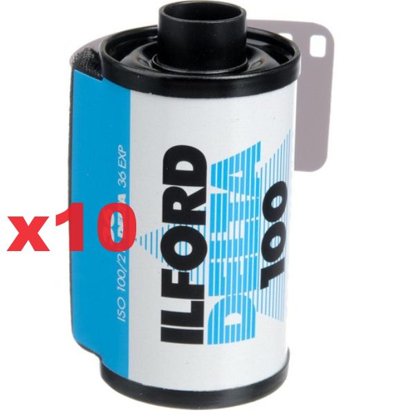 Ilford Delta 100 35mm Film 10 buy - Plaza Cameras Ilford Delta 100 Black & White (24 Exp) 10 Buy