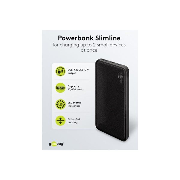 Goobay Power Bank Slimline 10,000 mAh - Plaza Cameras 3 Goobay Power Bank Slimline 10,000 mAh - Plaza Cameras