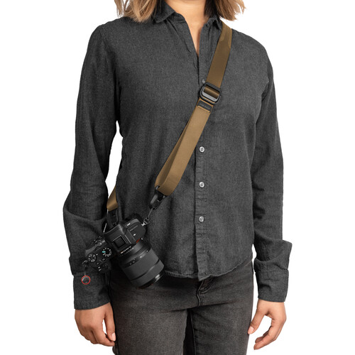 Peak Design SlideLite Camera Strap (Coyote) - Plaza Cameras - 3 Peak Design SlideLite Camera Strap (Coyote) - Plaza Cameras -