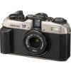 Pentax 17 HF 35mm Half Frame Silver & Black Compact Film Camera - Plaza Cameras 17 Pentax 17 HF 35mm Half Frame Silver & Black Compact Film Camera - Plaza Cameras