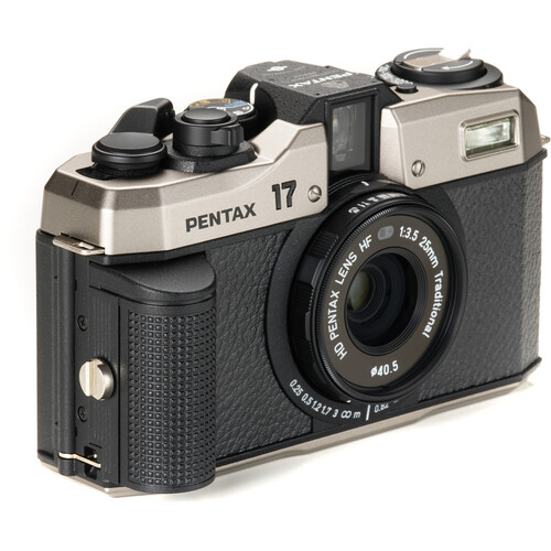 Pentax 17 HF 35mm Half Frame Silver & Black Compact Film Camera - Plaza Cameras 19 Pentax 17 HF 35mm Half Frame Silver & Black Compact Film Camera - Plaza Cameras