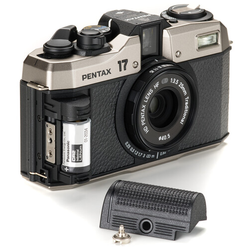 Pentax 17 HF 35mm Half Frame Silver & Black Compact Film Camera - Plaza Cameras 20 Pentax 17 HF 35mm Half Frame Silver & Black Compact Film Camera - Plaza Cameras