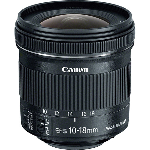 Canon EFs 10-18mm F4.5-5.6 IS STM Lens - Plaza Cameras Canon EFs 10-18mm F4.5-5.6 IS STM Lens