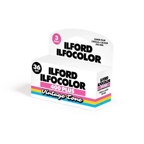 ILFOCOLOR Ilford 400 Vintage Tone 36 exp 3 Pack - Plaza Cameras ILFOCOLOR Ilford 400 Vintage Tone 36 exp 3 Pack - Plaza Cameras