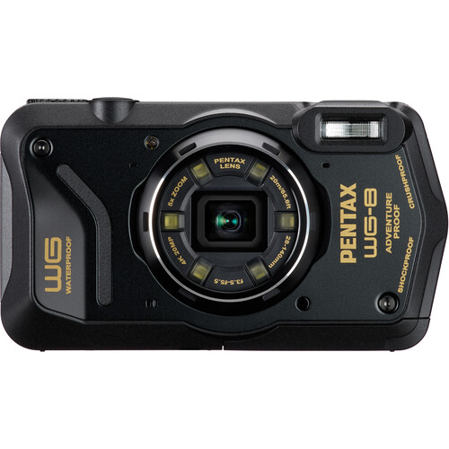 Pentax WG-8 Waterproof Compact Camera - Black - Plaza Cameras 1 Pentax WG-8 Waterproof Compact Camera - Black - Plaza Cameras