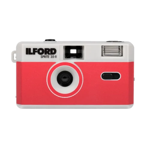 Ilford Sprite 35 ii Reusable Film Camera Pink - Plaza Cameras Ilford Sprite 35 ii Reusable Film Camera Pink - Plaza Cameras