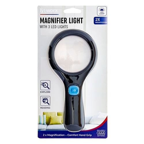 Lytworx Magnifier Light with 3 LED Lights - Plaza Cameras Lytworx Magnifier Light with 3 LED Lights - Plaza Cameras