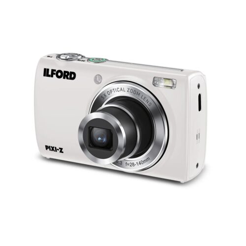 Ilford PIXI-Z Digital Camera - Pearl White - Plaza Cameras Ilford PIXI-Z Digital Camera - Pearl White - Plaza Cameras