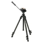 SLIK 504QF II Aluminium Tripod with 504QF II Video Fluid Pan Head - plaza cameras