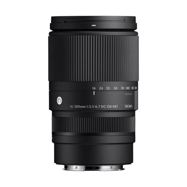 Sigma 16-300mm f3.5-6.7 DC OS Contemporary Lens for Sony E-Mount - Plaza Cameras Sigma 16-300mm f/3.5-6.7 DC OS Contemporary Lens for Sony E-Mount - Plaza Cameras