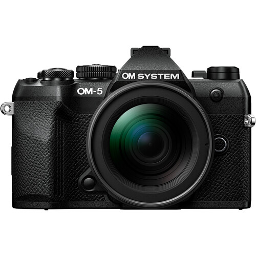 OM SYSTEM OM-5 Mark II Mirrorless Camera with 12-45mm f4 Lens (Black) - Plaza Cameras OM SYSTEM OM-5 Mark II Mirrorless Camera with 12-45mm f4 Lens (Black) - Plaza Cameras