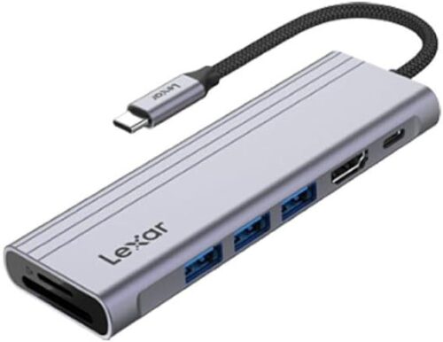 Lexar 7 in 1 USBC Hub - Plaza Cameras Lexar 7 in 1 USBC Hub - Plaza Cameras