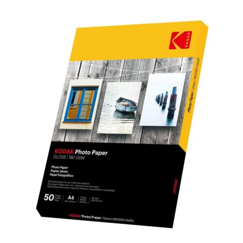 Kodak 180GSM Gloss Photo Paper A4 - Plaza Cameras Kodak 180GSM Gloss Photo Paper A4 - Plaza Cameras
