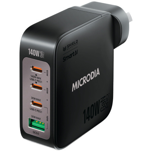 MICRODIA SMARTCube Nano 140w GaN USB-C Charger - Plaza Cameras MICRODIA SMARTCube Nano 140w GaN USB-C Charger - Plaza Cameras