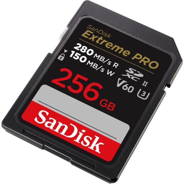 SanDisk Extreme PRO 256gb SDXC 280MBs V60 U3 SanDisk Extreme PRO 256gb SDXC 280MBs V60 U3
